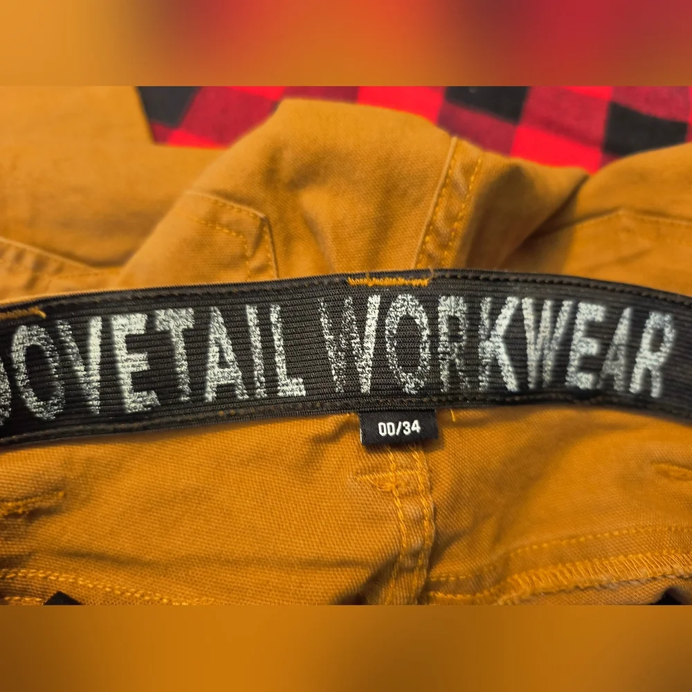 Dovetail Workwear Women’s Carhartt-Style Brown Work Jeans - Picture 2 of 3